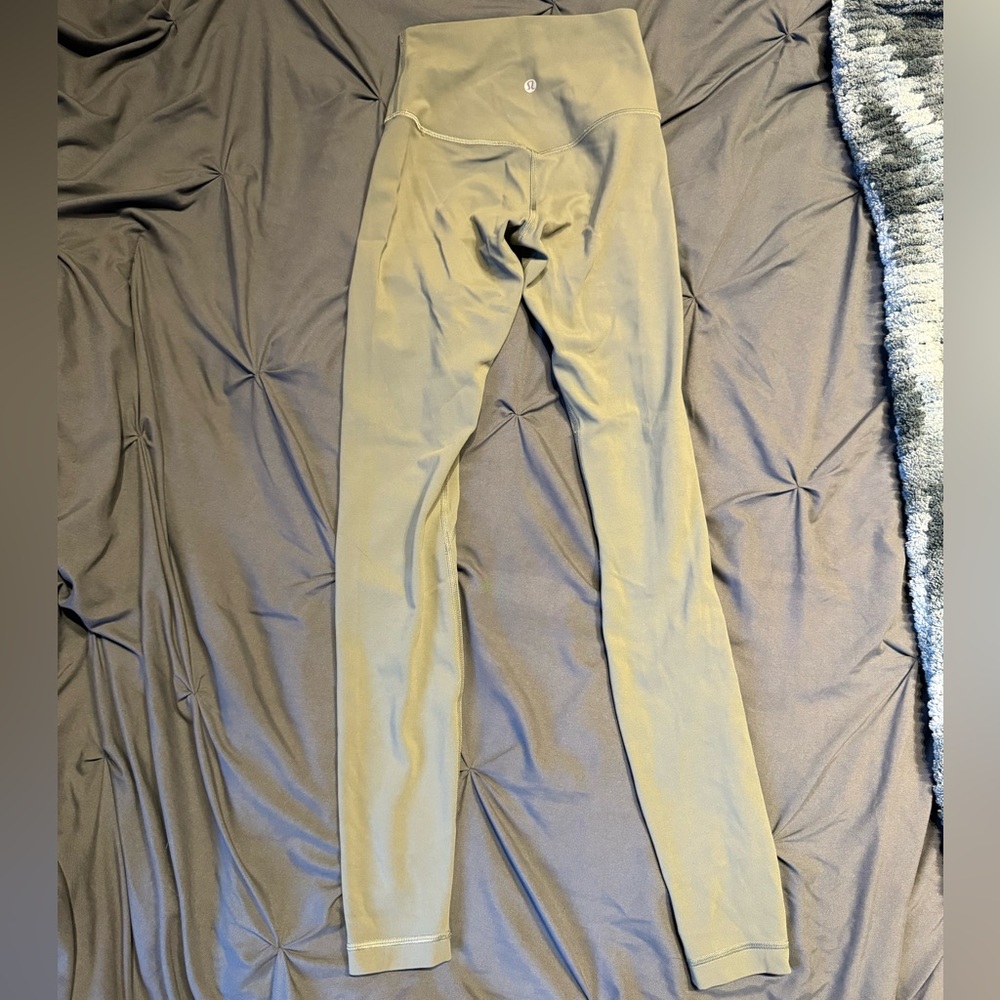 Lululemon green align leggings. Size 2